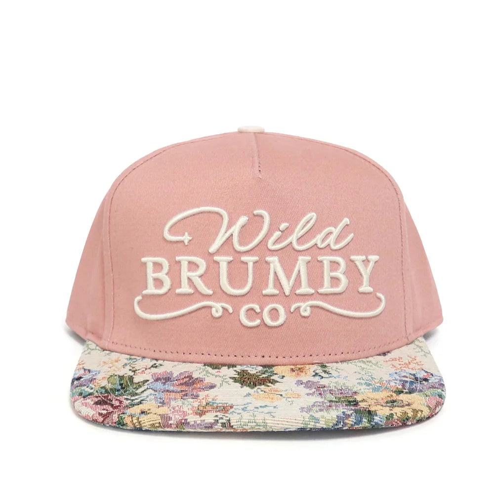 Wild Brumby Co Women's Trixie Trucker Cap - Pink Floral