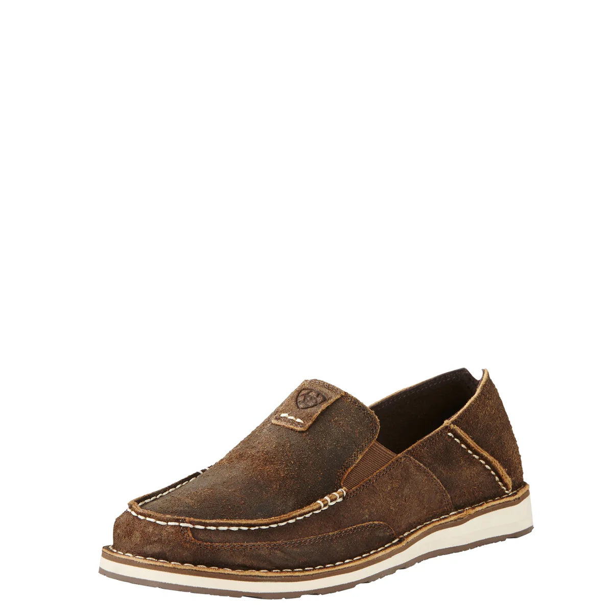 Ariat Mens Cruiser brown rough oak casual slip on shoe