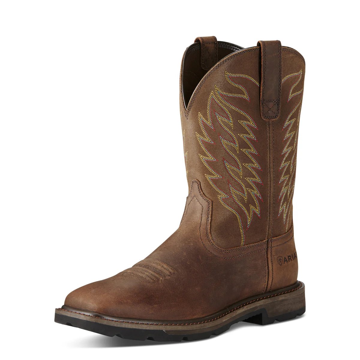 Ariat Men's Groundbreaker Steel Toe Work Boot – Wide Square Toe - Billy Goats Country Outfitters