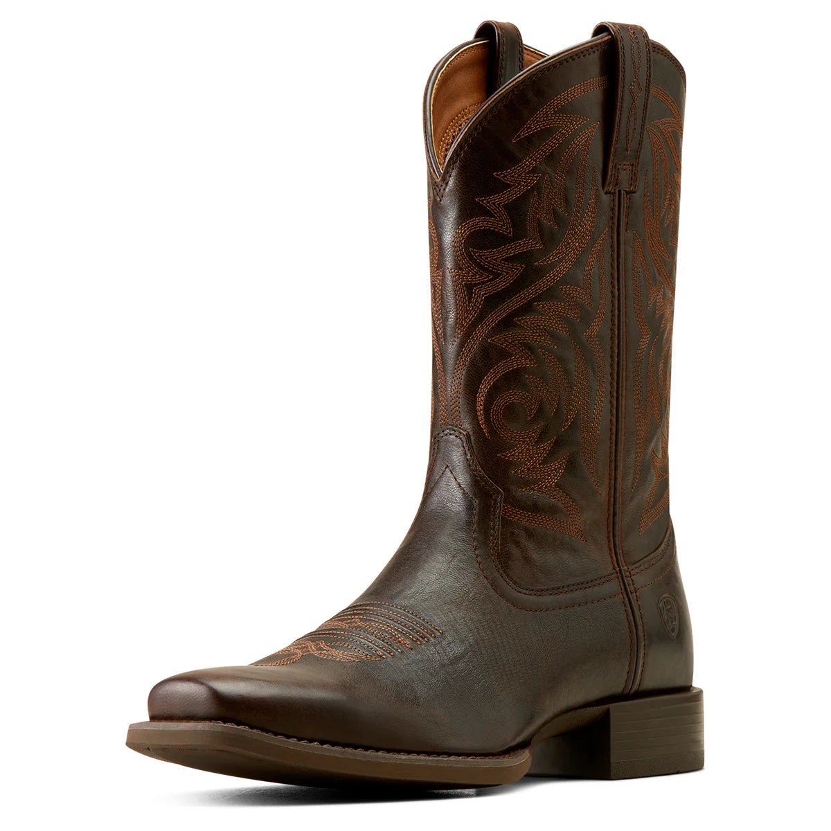 Ariat Men's Sport Herdsman Western Boots – Burnished Chocolate - Billy Goats Country Outfitters