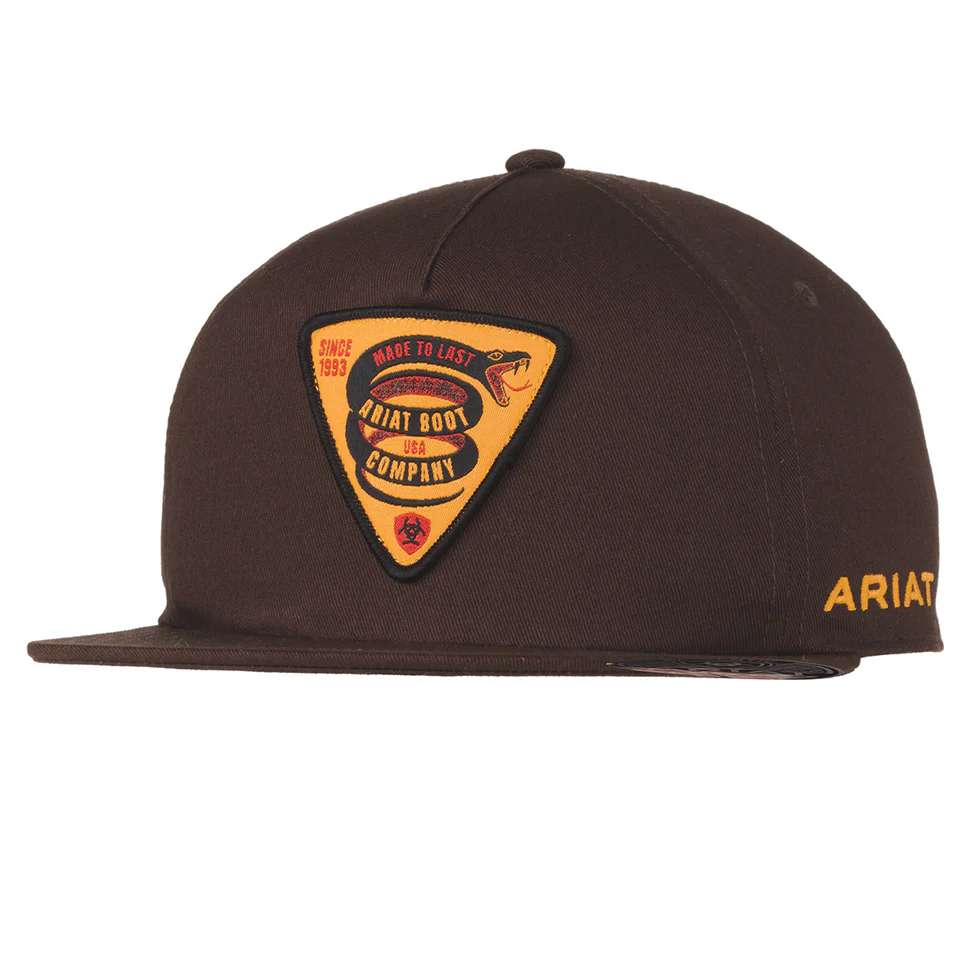 Ariat Men's Cap Coiled Snake Chocolate