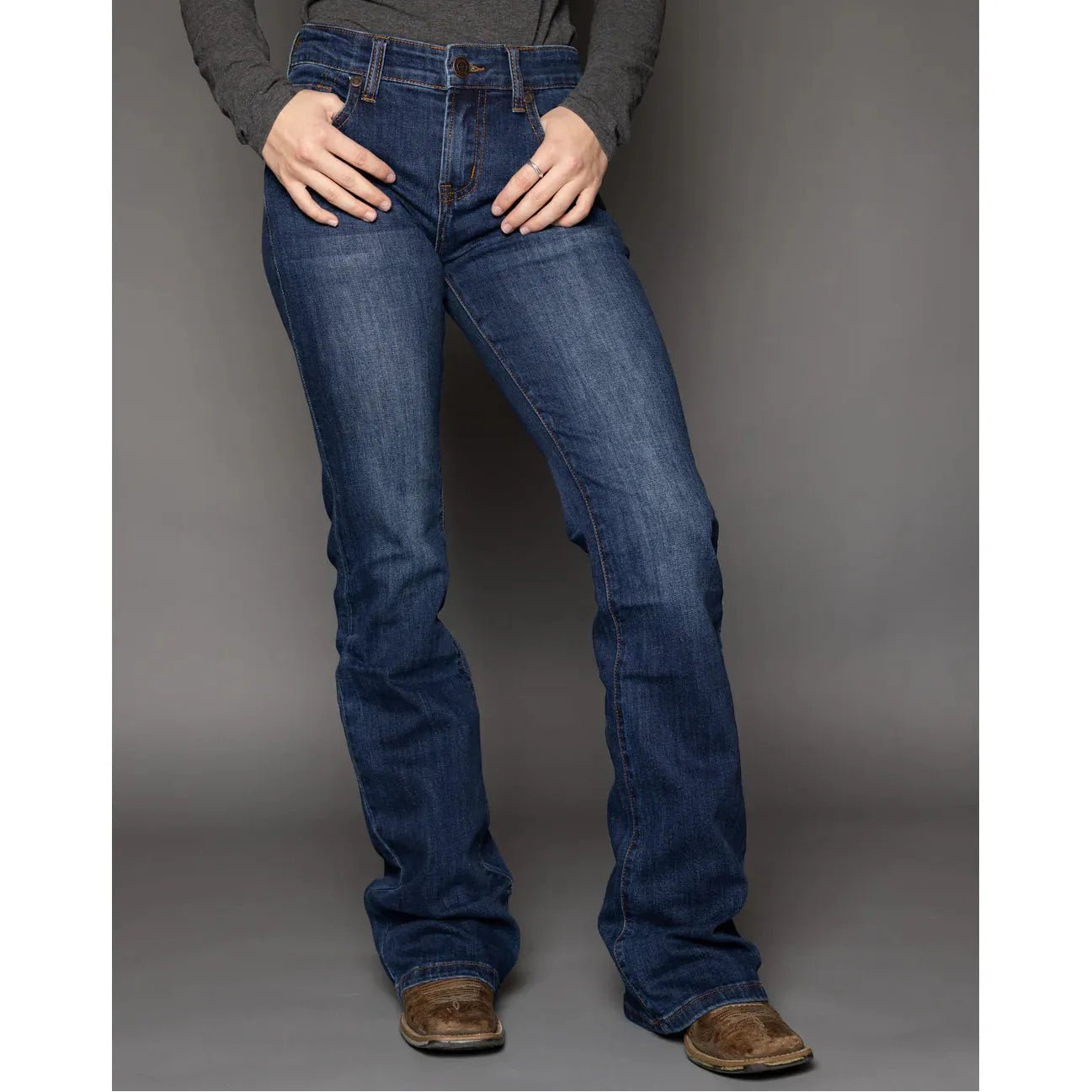 CC Western Women's Signature Hybrid Jeans – Dark Wash - Billy Goats Country Outfitters
