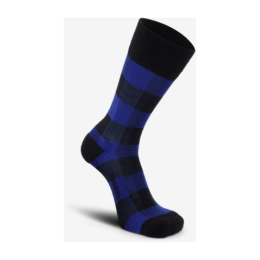 Swanndri Colombo Merino Blend Socks Blue/Black Check