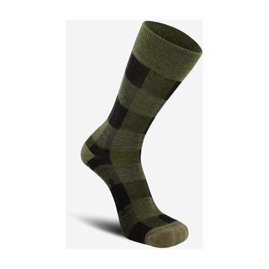 Swanndri Colombo Merino Blend Socks Olive Check