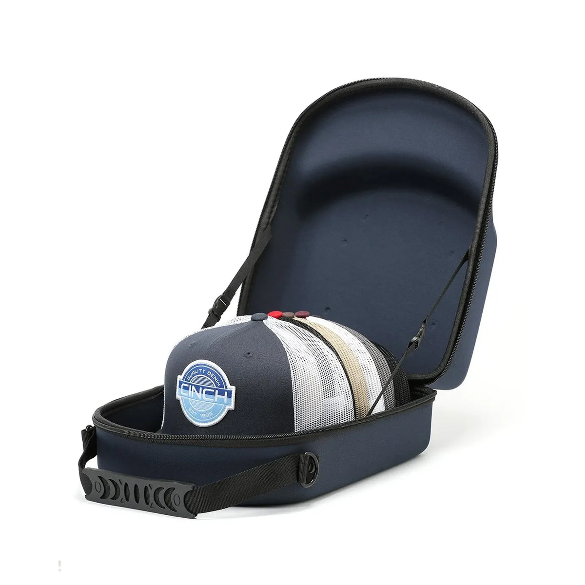 Cinch Cap Carrier – Navy | Holds 6 Caps