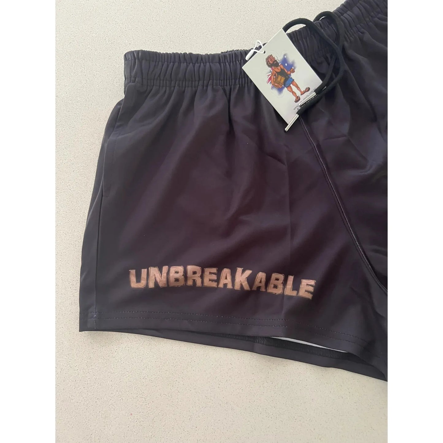 Unisex Aussie Footy Shorts Unbreakable Hilux with Pockets