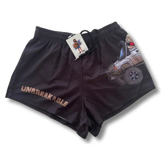 Unisex Aussie Footy Shorts Unbreakable Hilux with Pockets