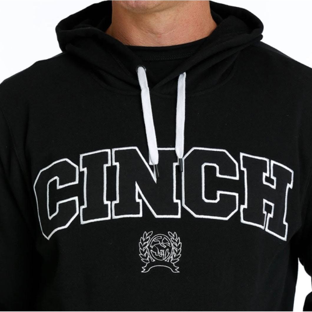 Cinch Men's Logo Hooded Sweatshirt Black