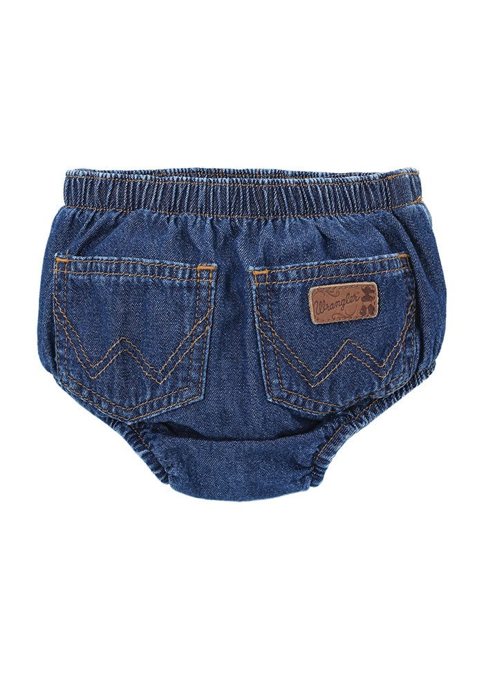 Wrangler Infant Diaper Cover - Washed Indigo