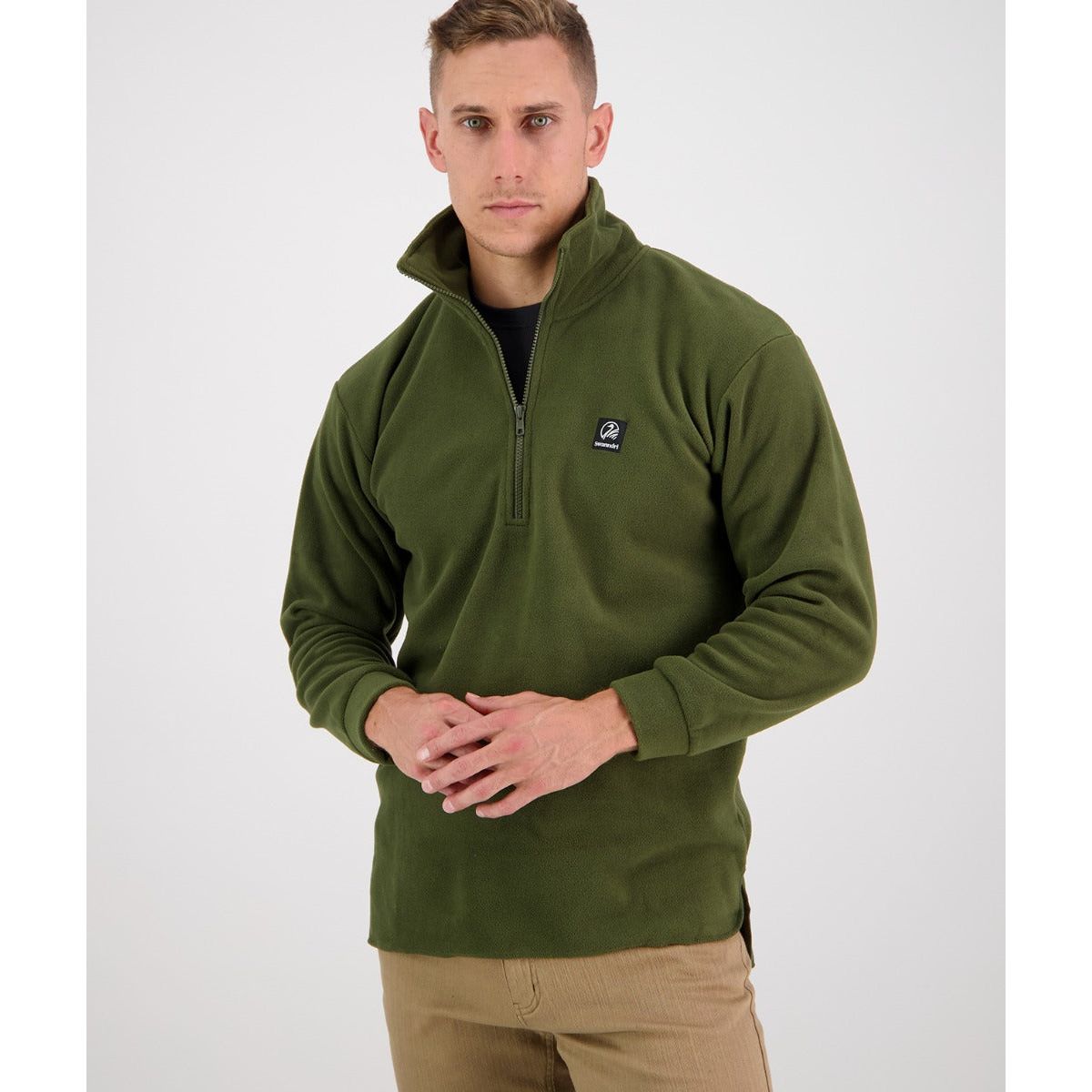 Swanndri Men's Motu Fleece Pullover Olive