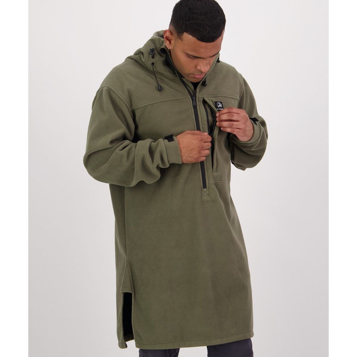 Swanndri Men's Tundra V2 Technical Fleece Anorak Forest