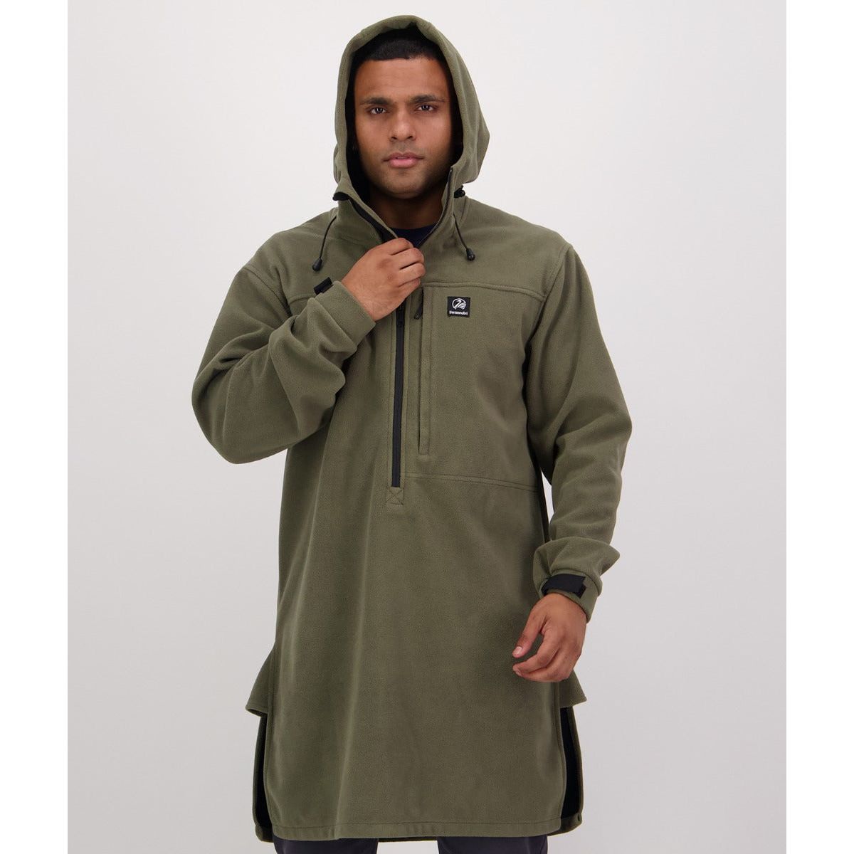 Swanndri Men's Tundra V2 Technical Fleece Anorak Forest