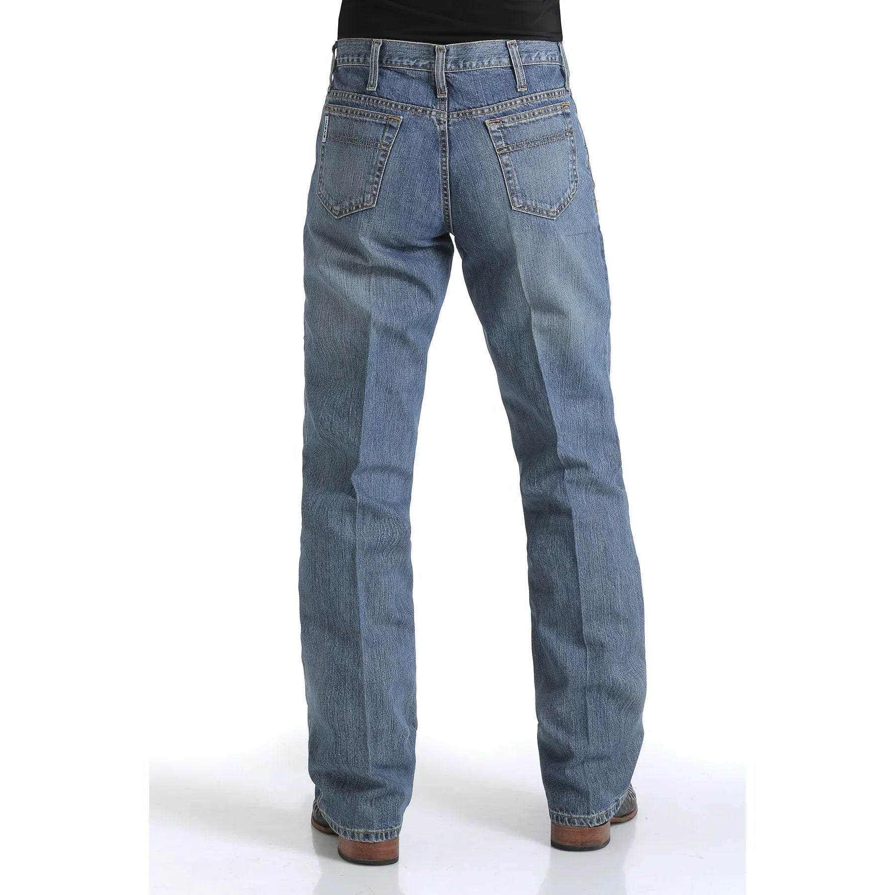 Cinch Men's White Label Relaxed Fit Jeans – Medium Stone - Billy Goats Country Outfitters