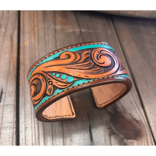 Riverstone Leather Creations Handcrafted Cuff - Billy Goats Country Outfitters