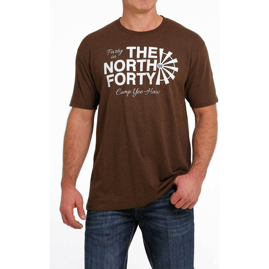 Cinch Men's "The North Forty" Brown Tee