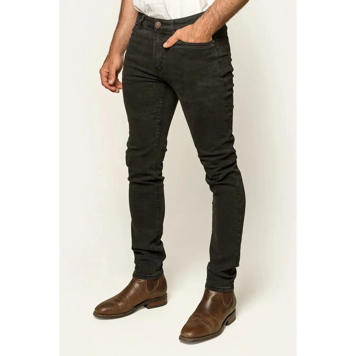 Ringers Western Austin Mens Slim Fit Jean Black