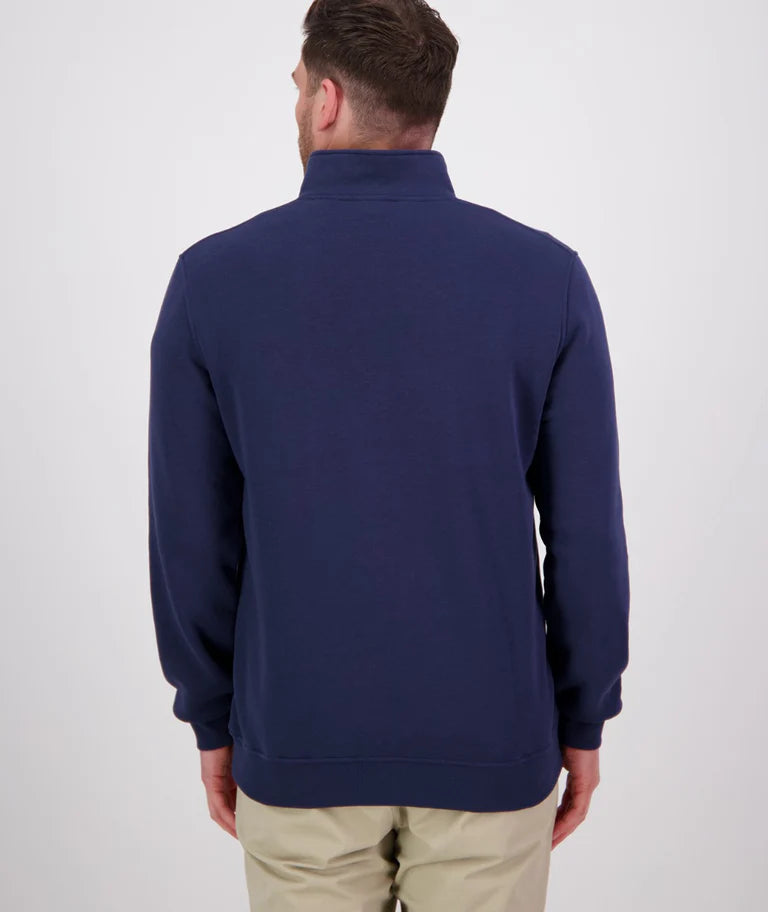 Swanndri Men's Fundamentals Quarter Zip Navy