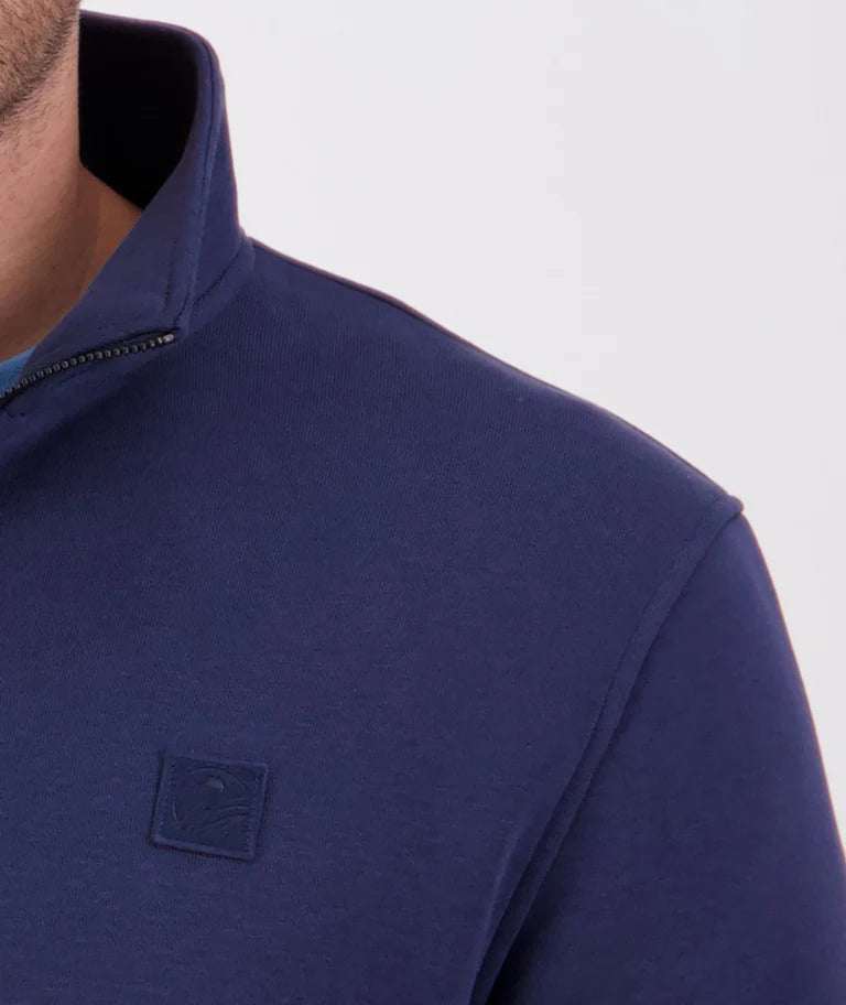Swanndri Men's Fundamentals Quarter Zip Navy