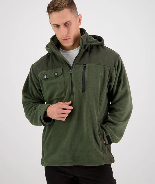 Swanndri Men's High Rock Technical Fleece Hoodie
