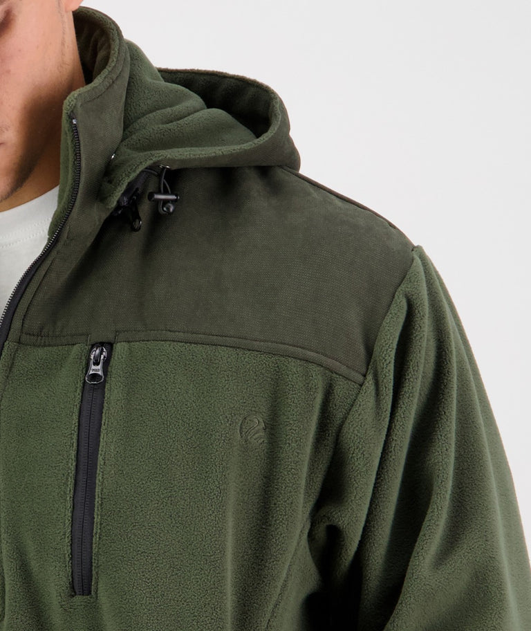 Swanndri Men's High Rock Technical Fleece Hoodie