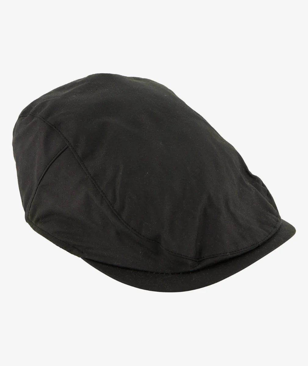Swanndri Birmingham Oilskin Flat Cap - Forest