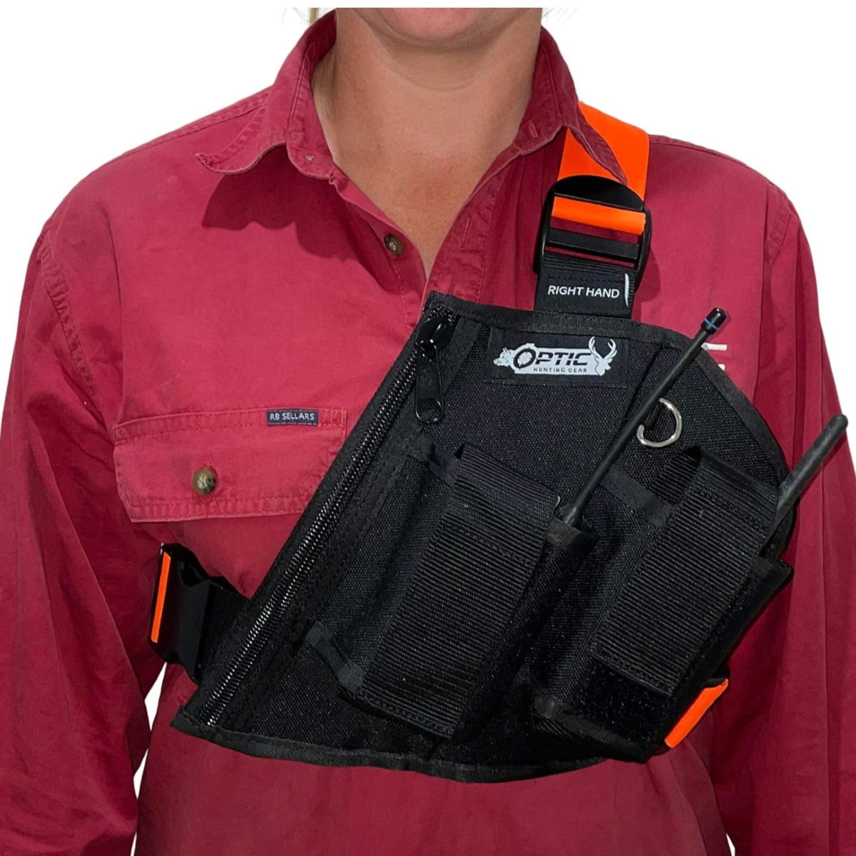 Optic Hunting Hunting UHF & GPS Tracker Holder With Zip Pocket - Billy Goats Country Outfitters