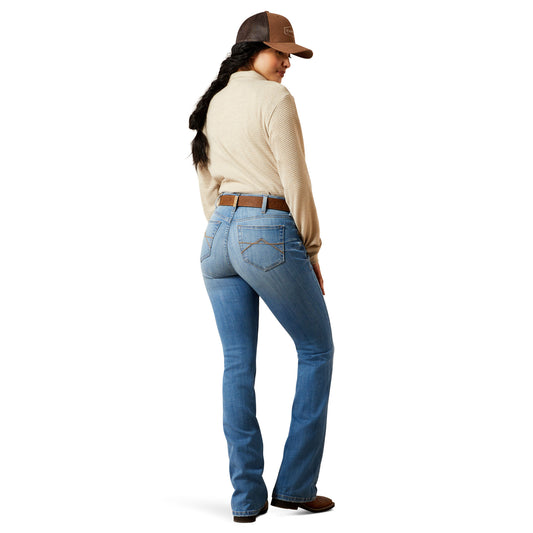 Ariat Women's High Rise Bootcut Jeans - Camellia Glendale