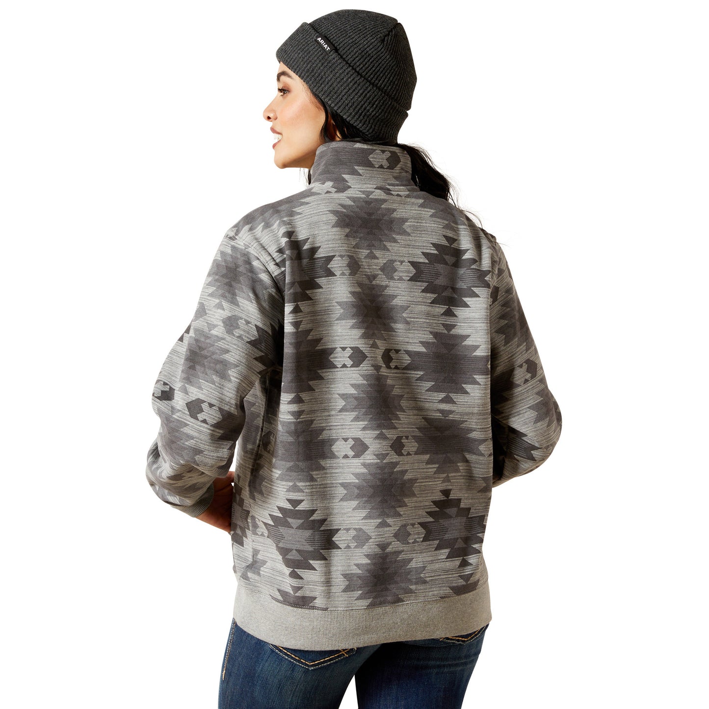 Ariat Women's Sienna 1/2 Zip Sweatshirt - Marble Southwest