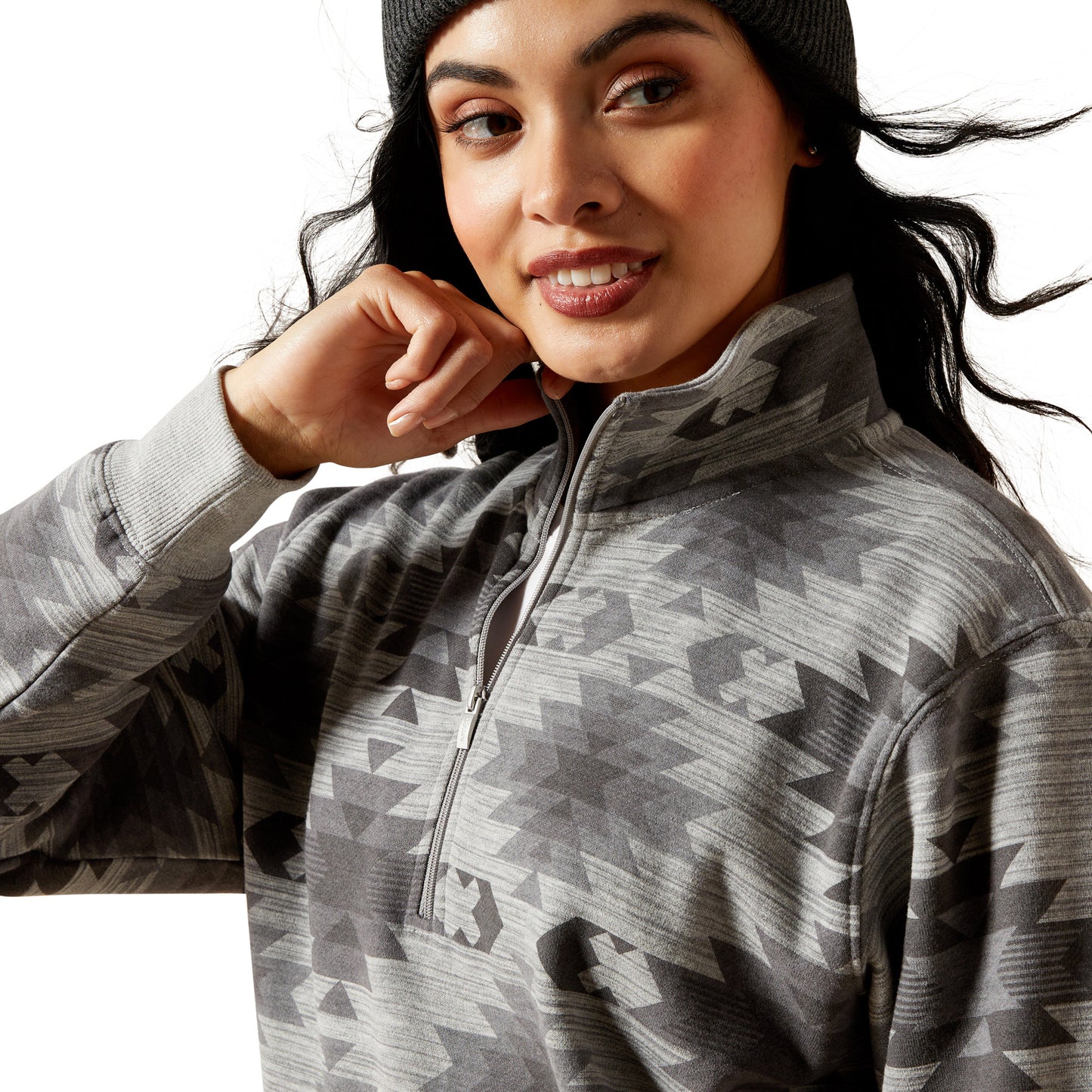 Ariat Women's Sienna 1/2 Zip Sweatshirt - Marble Southwest