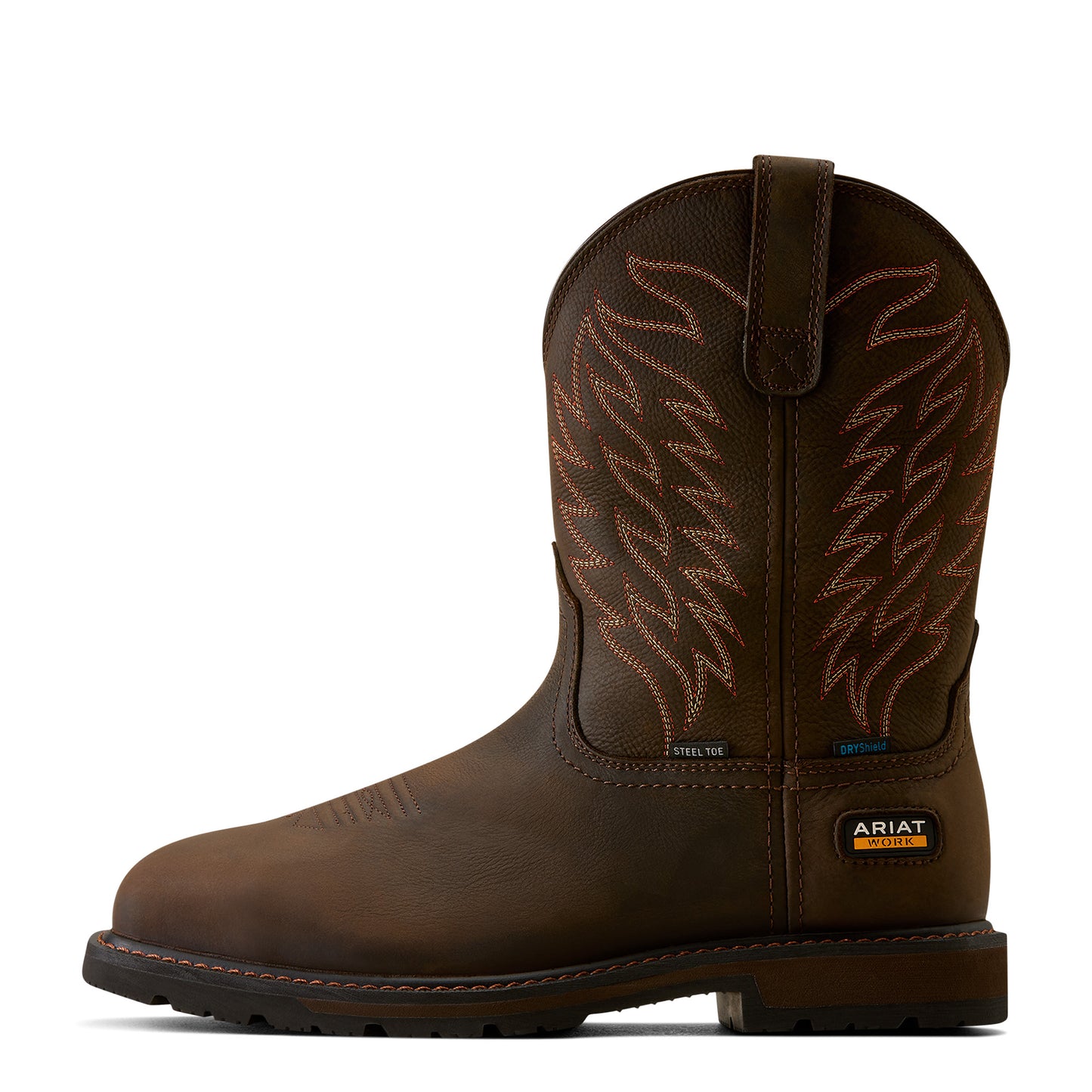 Ariat Men's Groundbreaker Waterproof Steel Toe Work Boots - Brown
