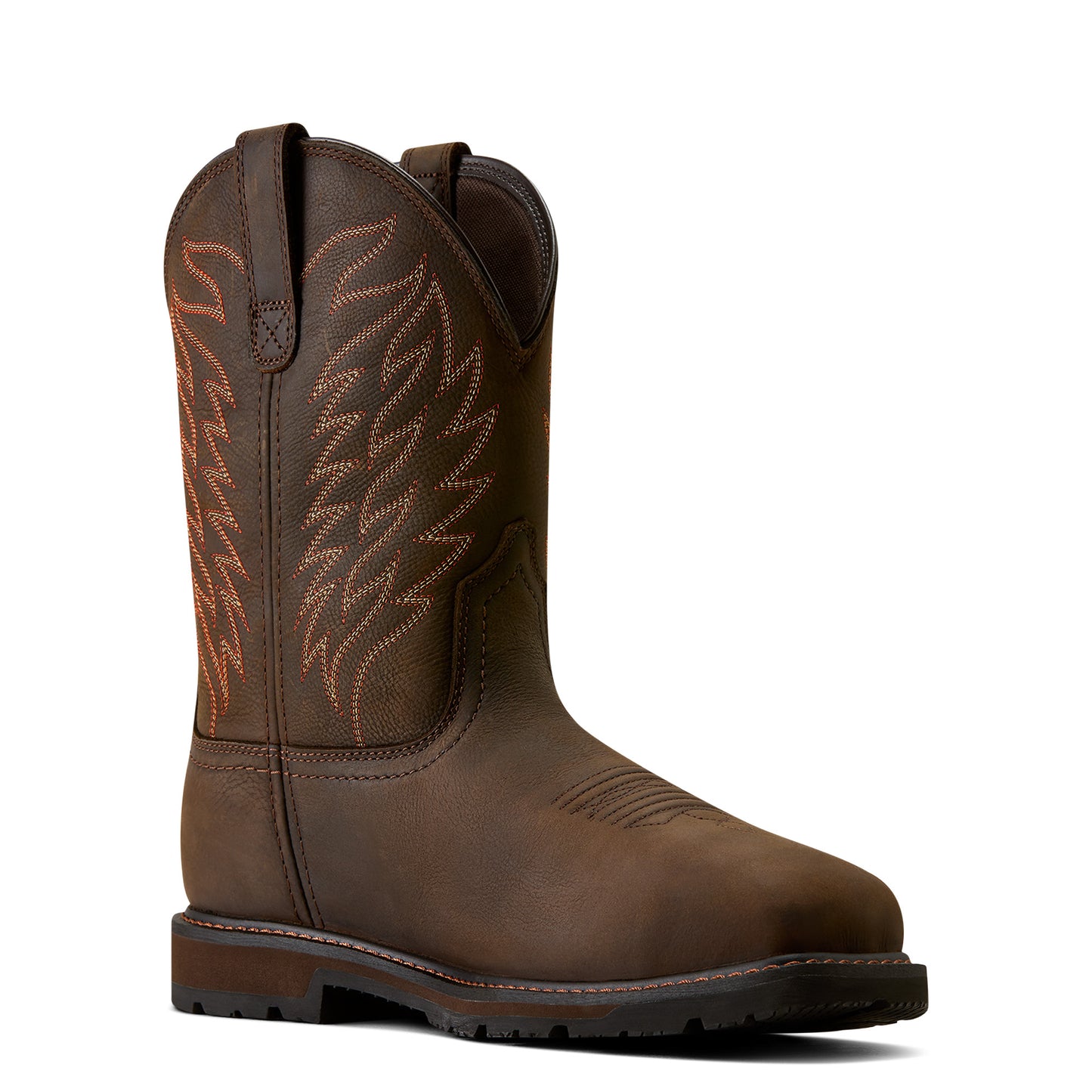 Ariat Men's Groundbreaker Waterproof Steel Toe Work Boots - Brown
