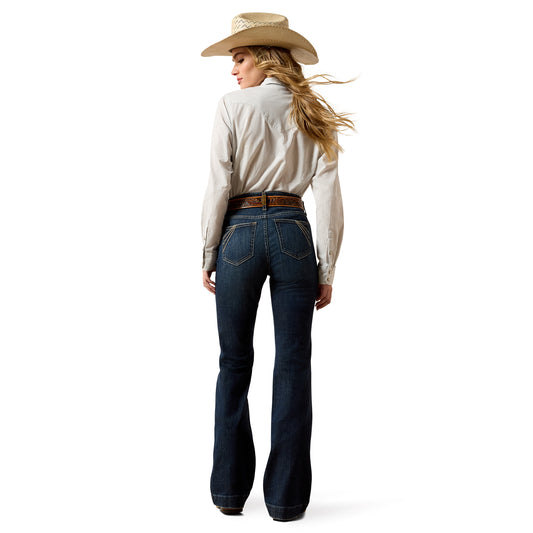 Ariat Women’s High Rise Vivienne Slim Trouser Jeans - Plumas