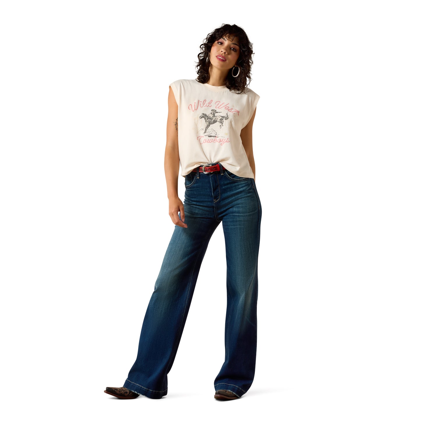 Ariat Women’s Ultra High Rise Penelope Wide Leg Jeans - Lakewood