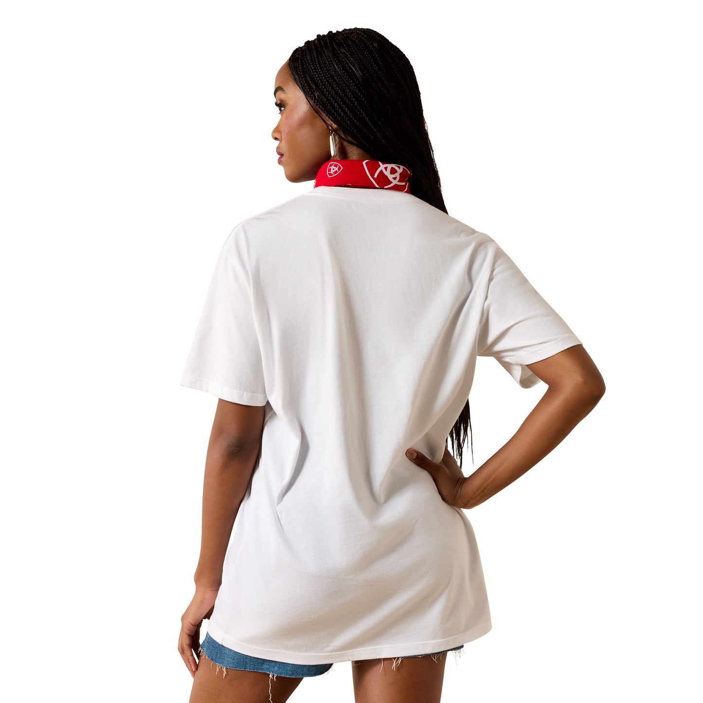 Ariat Women's Cowboy Comic Tee - White