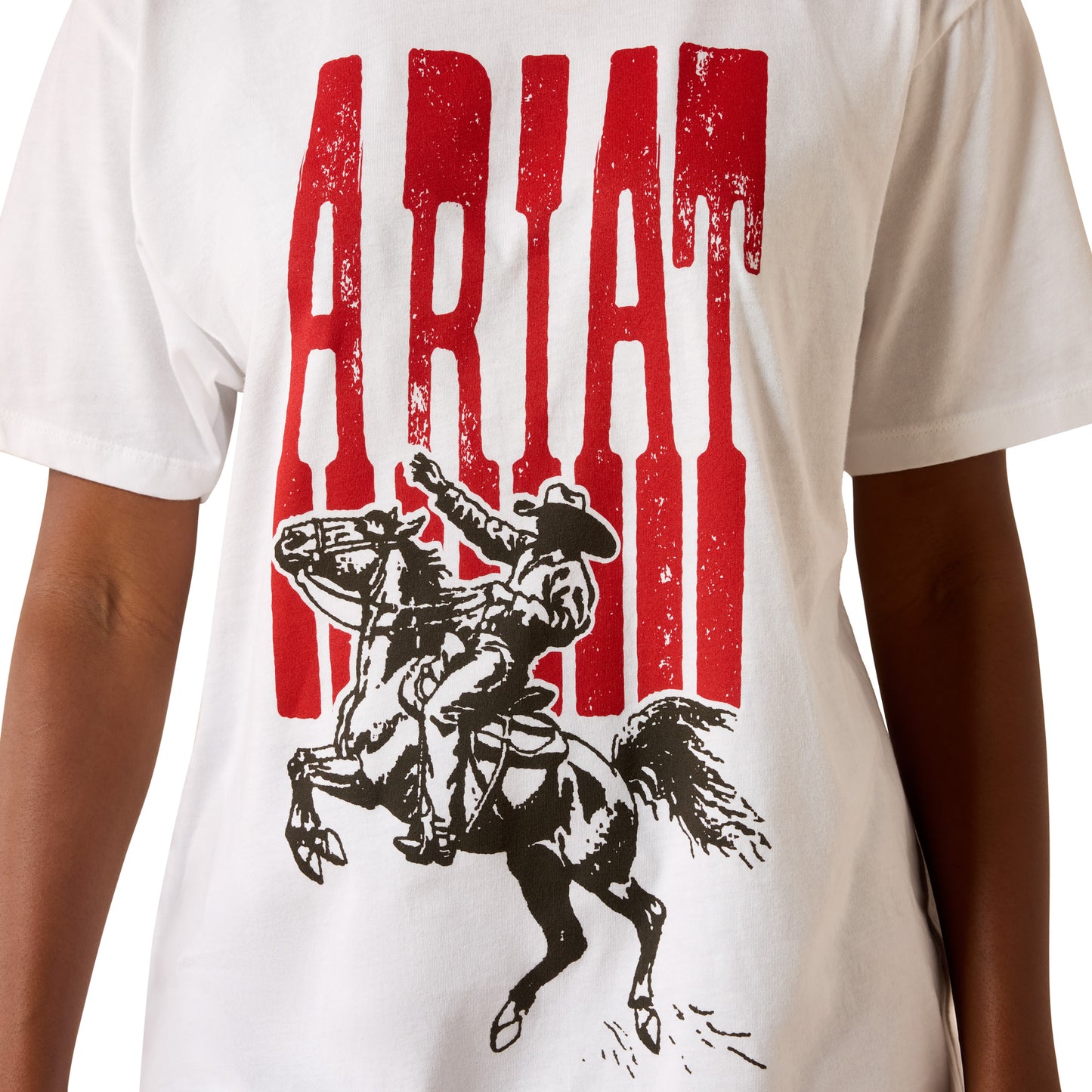 Ariat Women's Cowboy Comic Tee - White