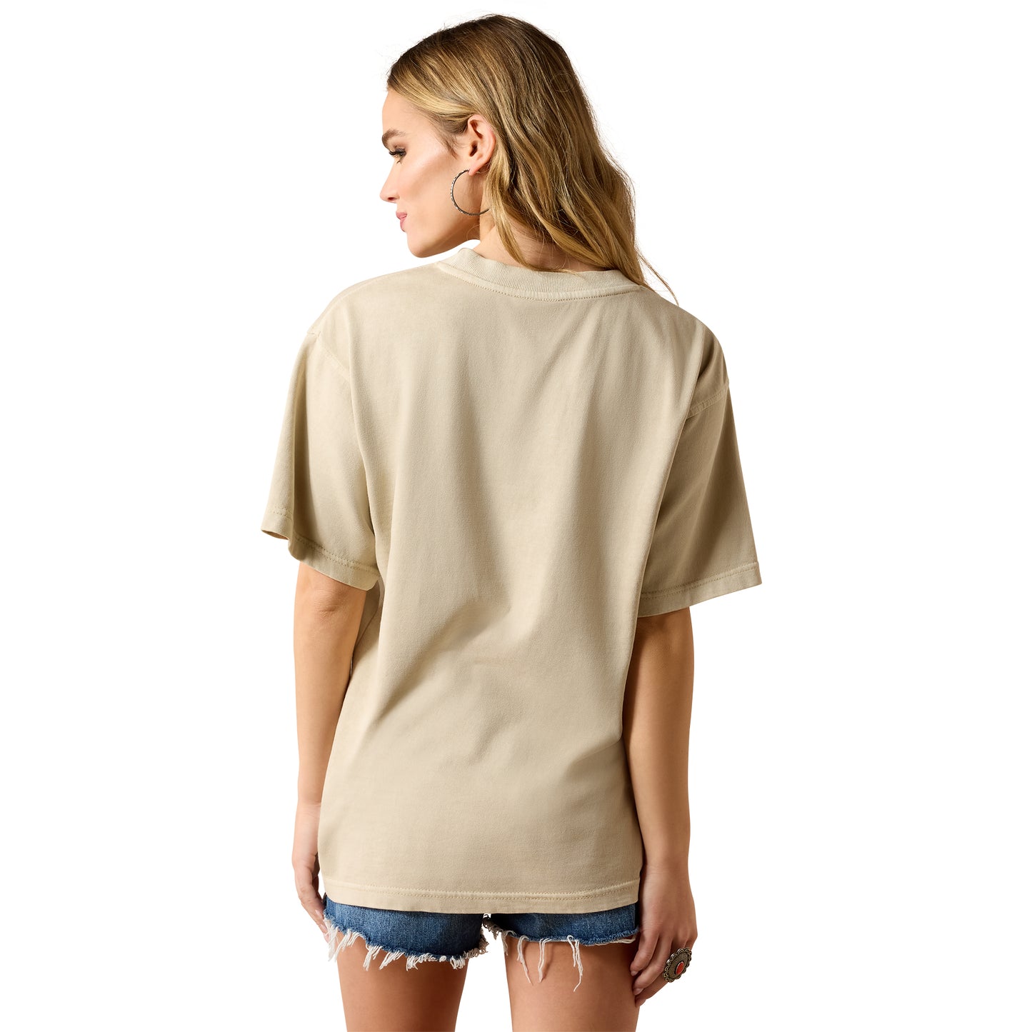 Ariat Women's Bull Rider Arched Tee - French Oak