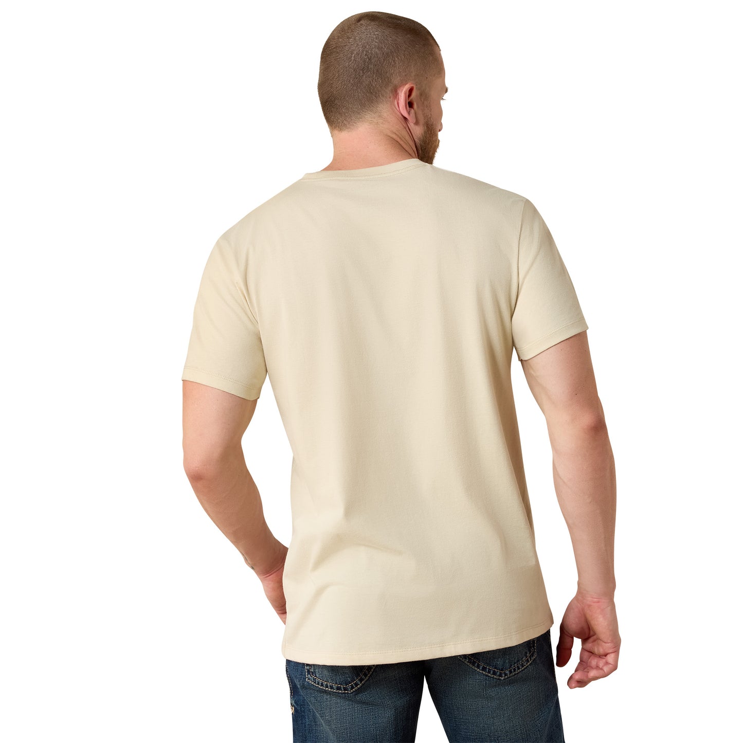 Ariat Men's Land of the Free Farm Shield Tee - Natural