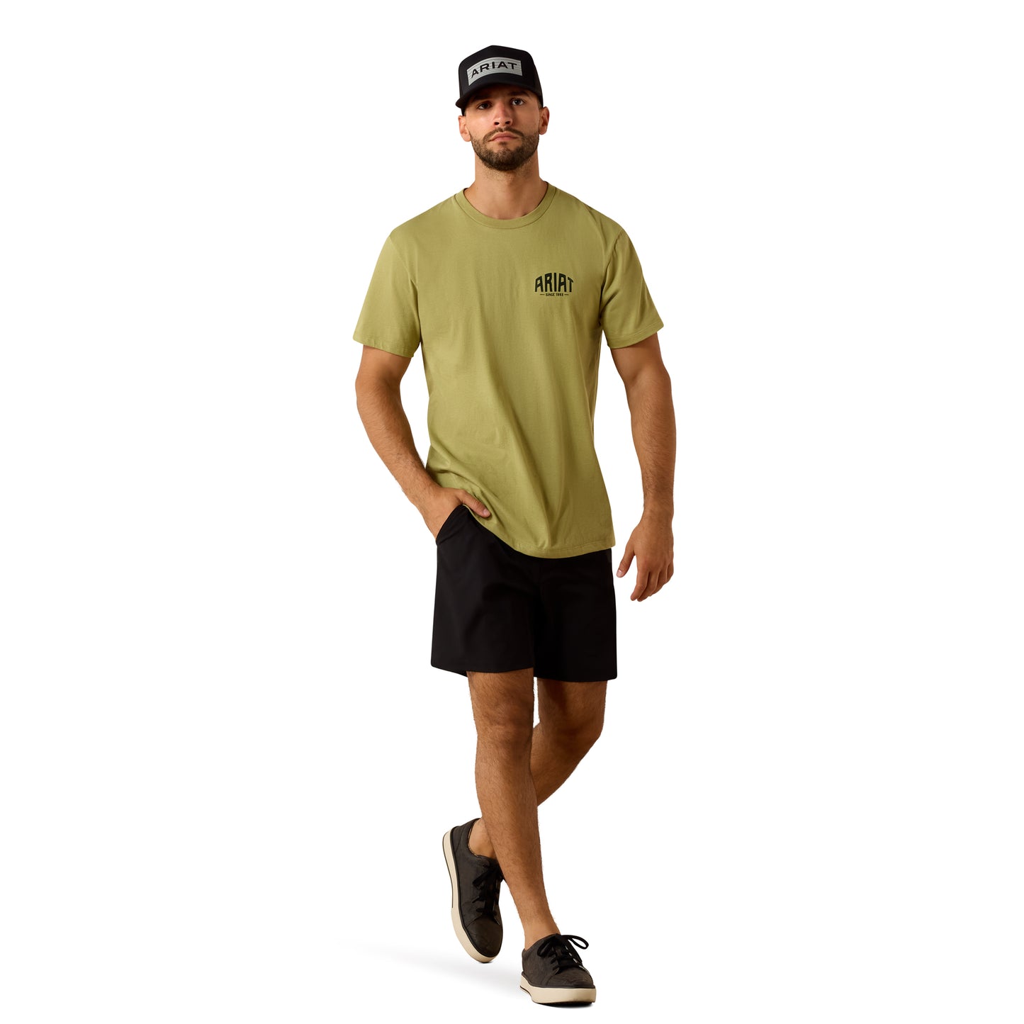 Ariat Men's Horse Without Name Tee - Tent Green