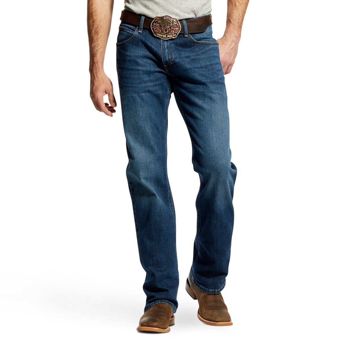 Ariat Men's M4 Legacy Stretch Boot Cut Jeans - Freeman