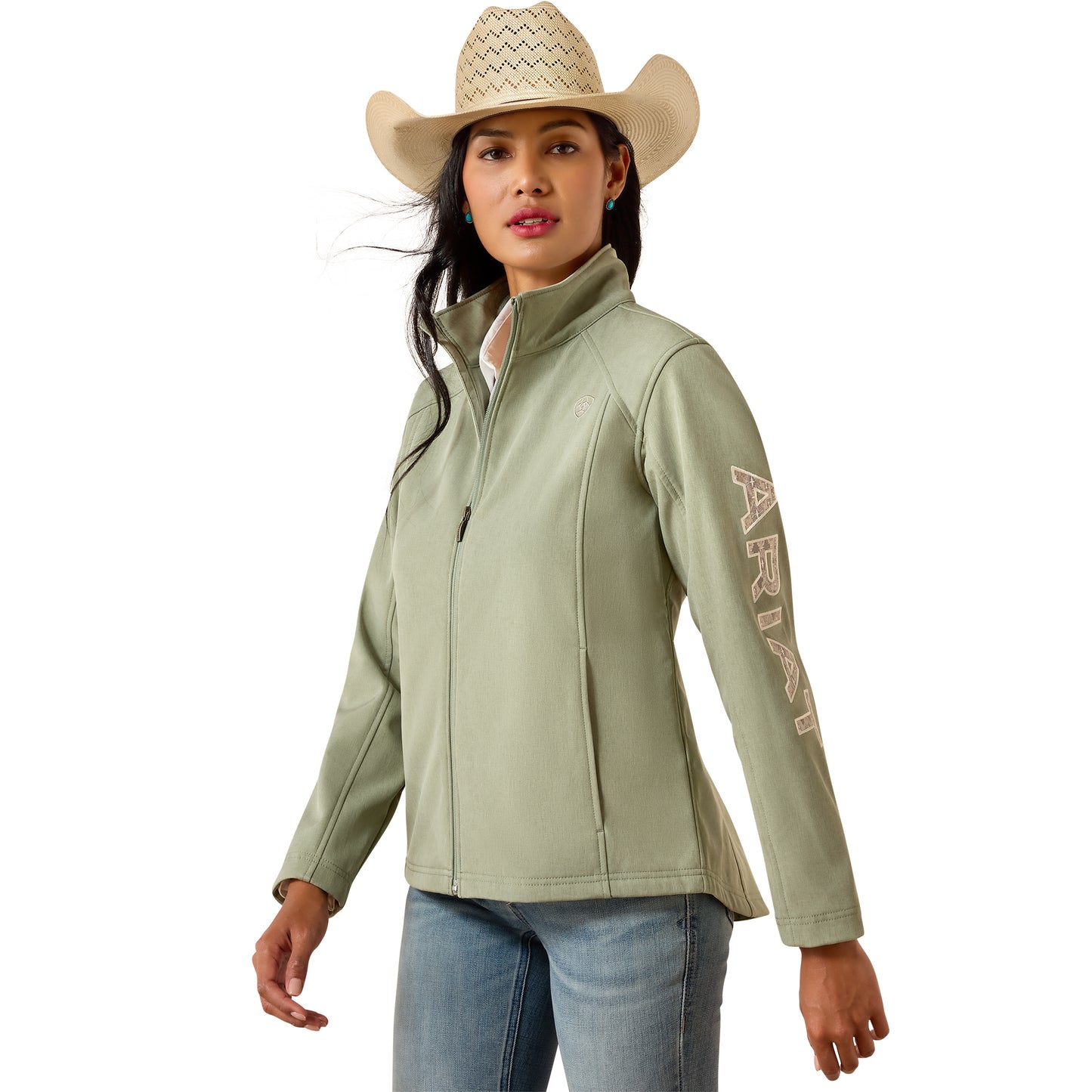 Ariat Women's Logo Softshell Jacket – Sea Spray