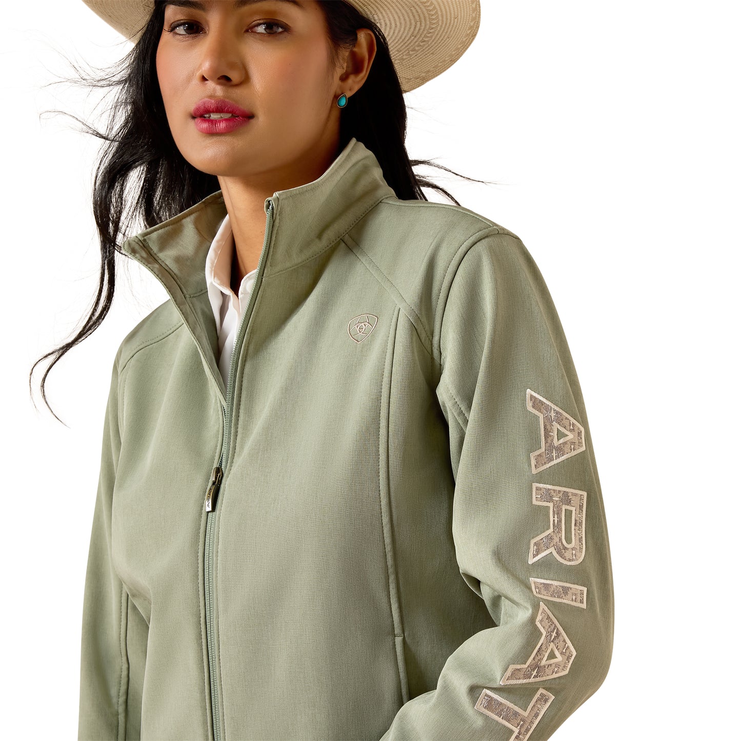 Ariat Women's Logo Softshell Jacket – Sea Spray