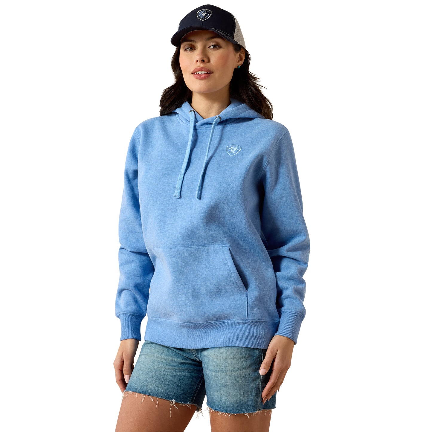 Ariat Women's Logo 2.0 Fleece Hoodie – Ultramarine Heather