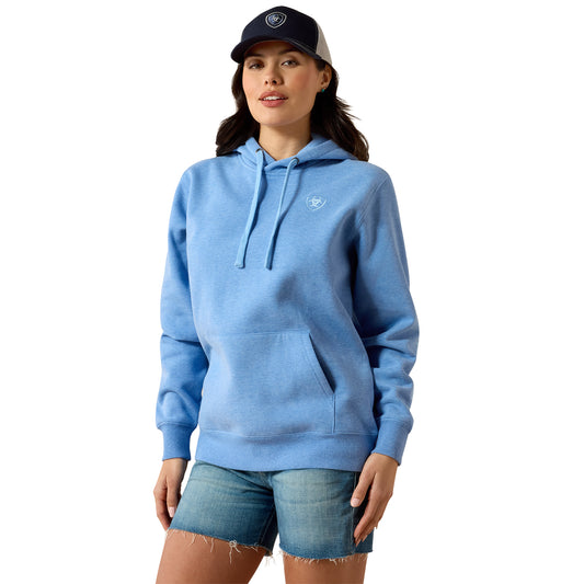 Ariat Women's Logo 2.0 Fleece Hoodie – Ultramarine Heather