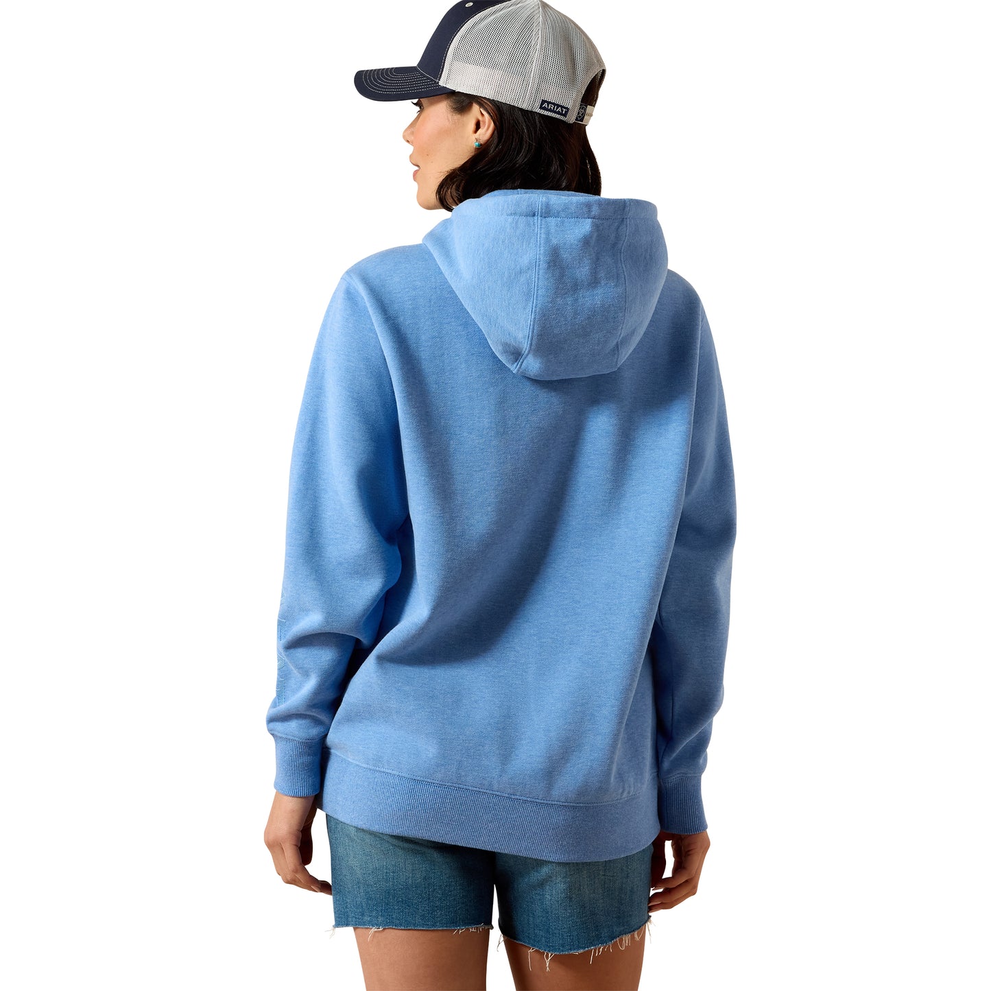 Ariat Women's Logo 2.0 Fleece Hoodie – Ultramarine Heather
