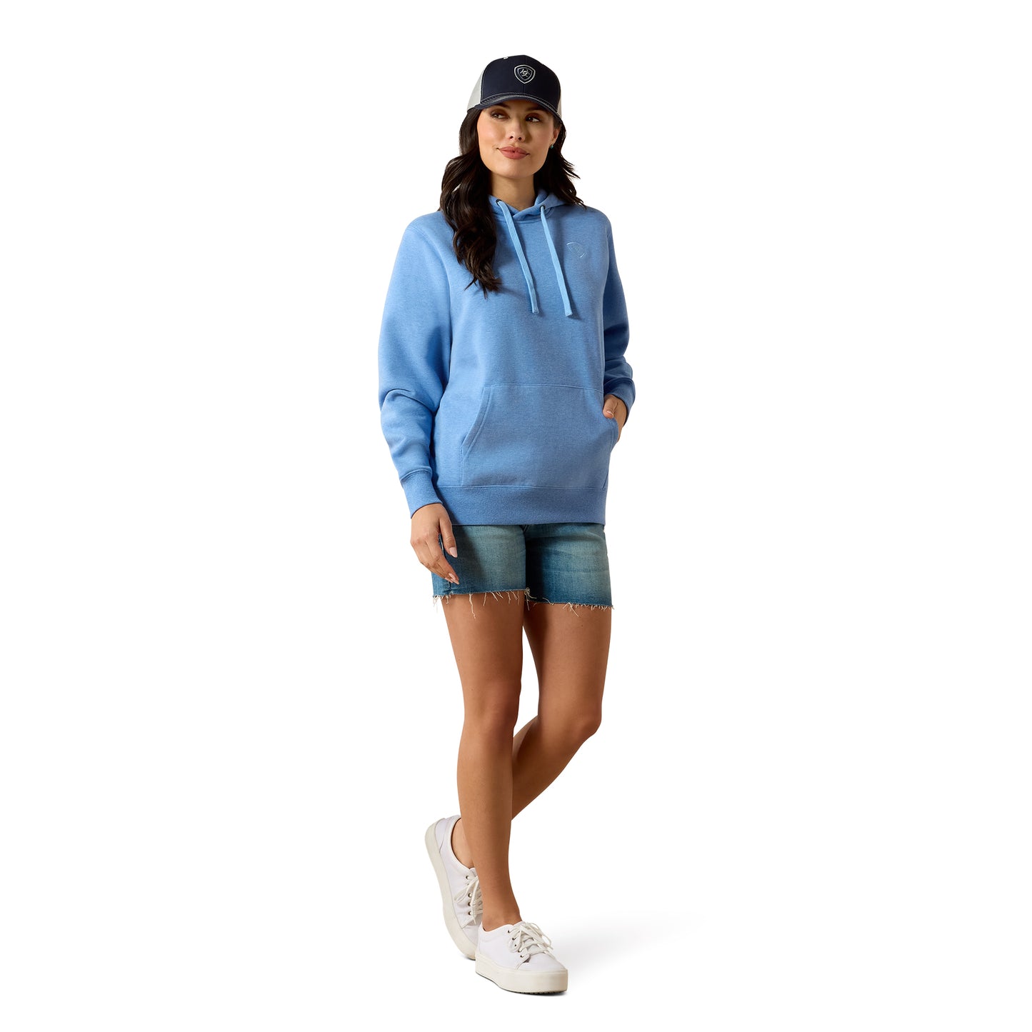 Ariat Women's Logo 2.0 Fleece Hoodie – Ultramarine Heather