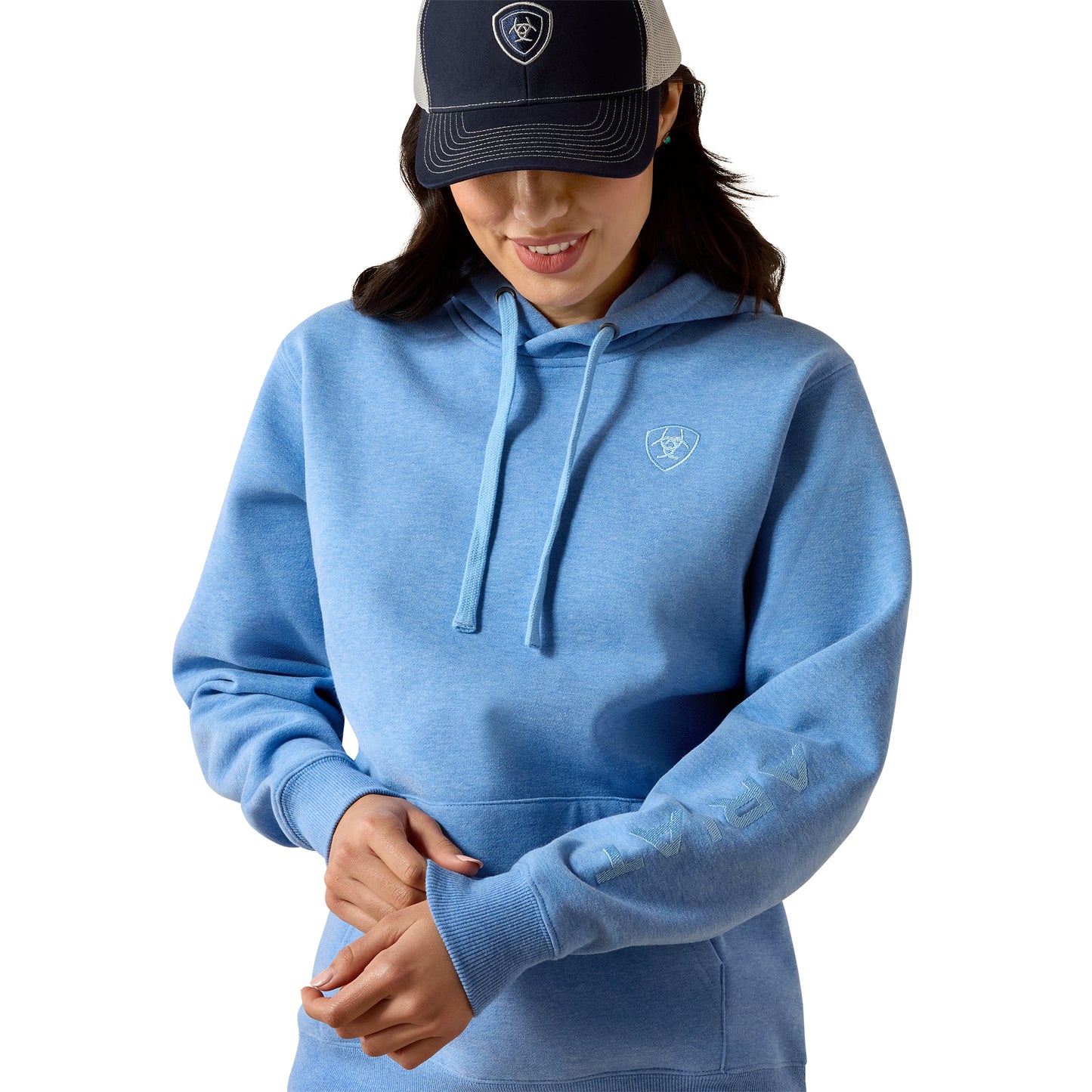 Ariat Women's Logo 2.0 Fleece Hoodie – Ultramarine Heather