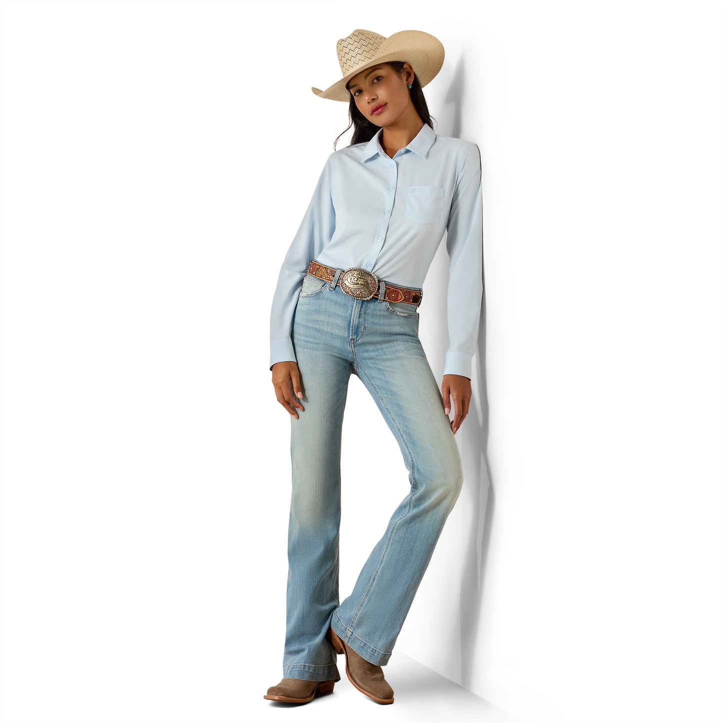 Ariat Women's Kirby Pro Performance Shirt – Nantucket Breeze