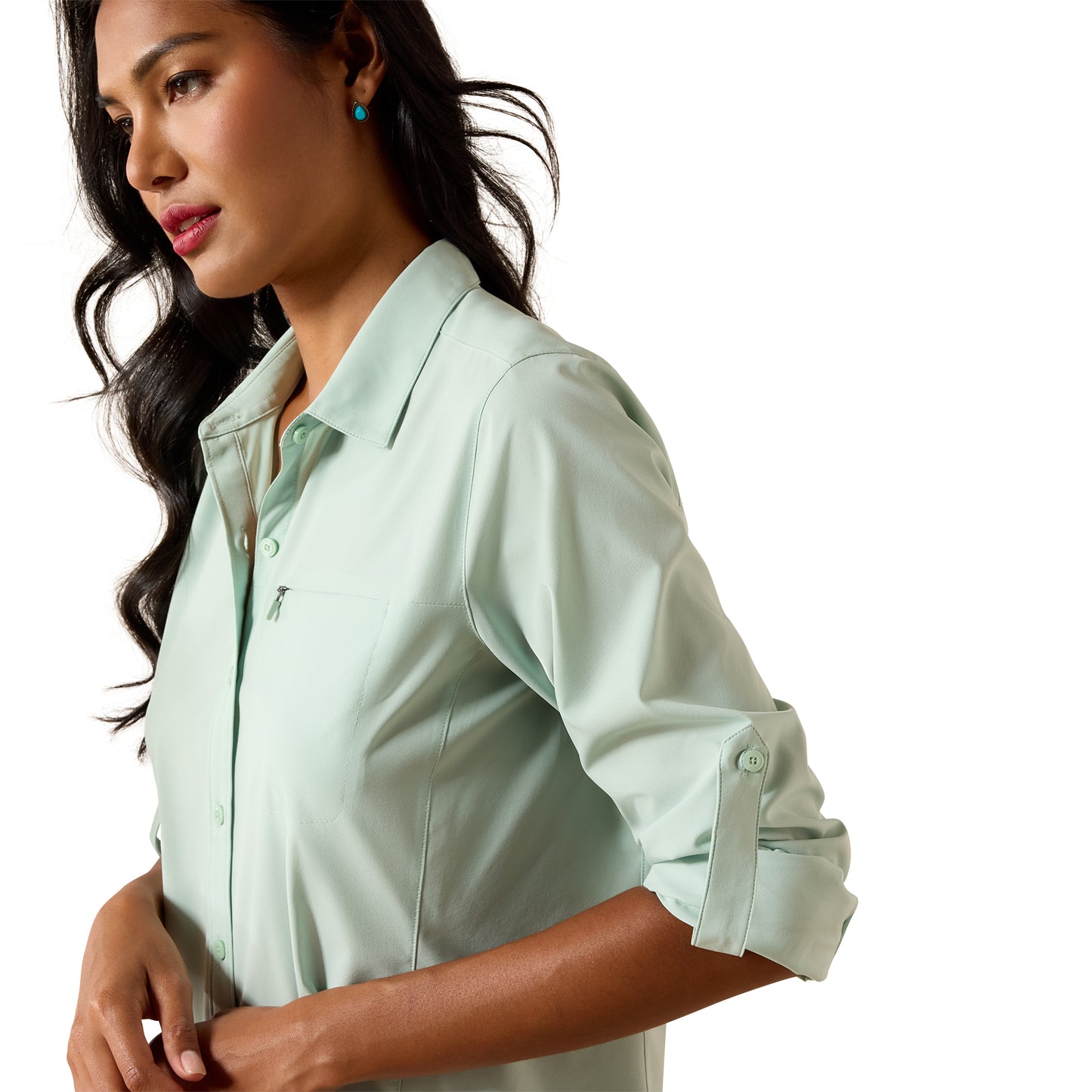 Ariat Women's VentTEK Long Sleeve Shirt – Silt Green