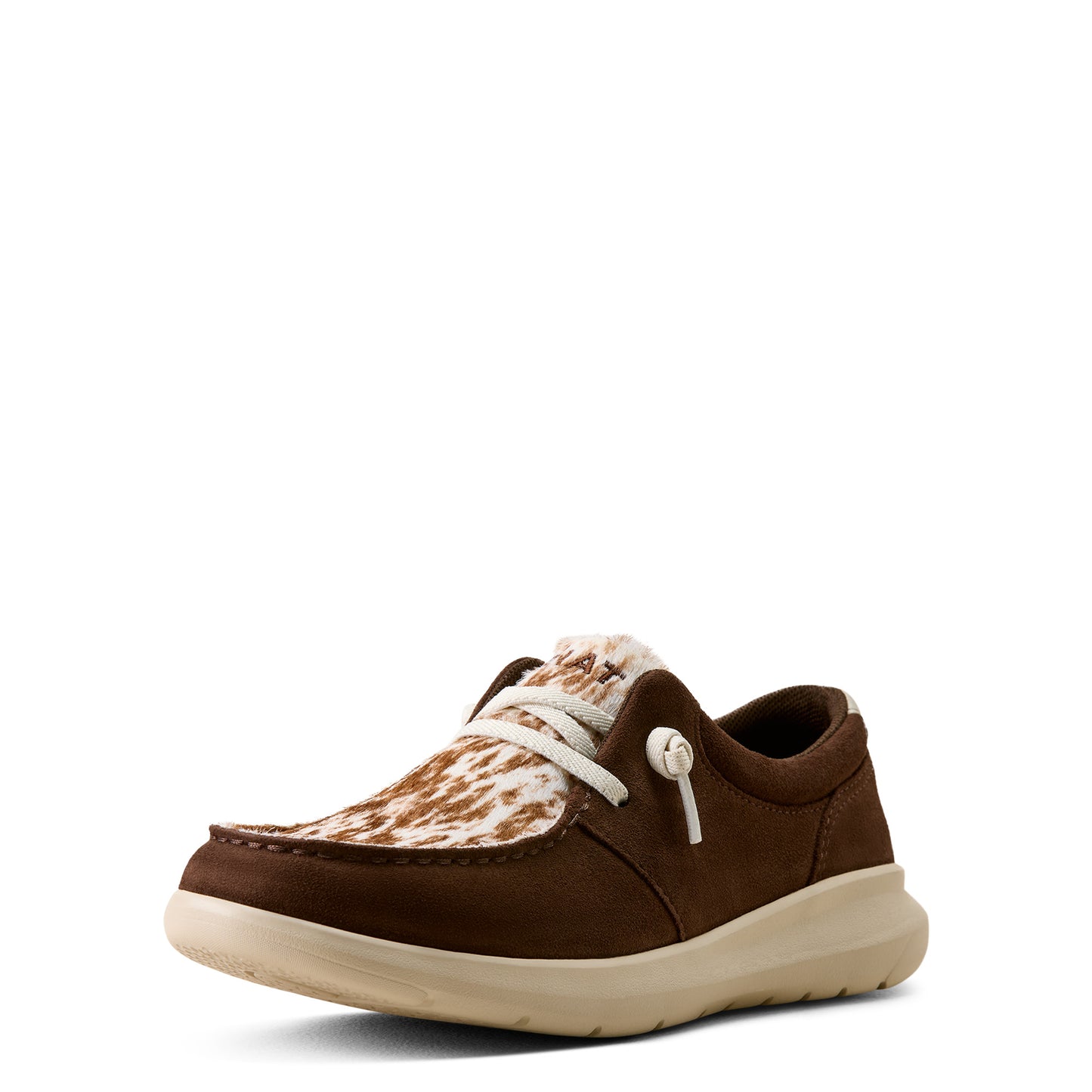 Ariat Women's Hilo Cow Print Shoes – Coffee Bean