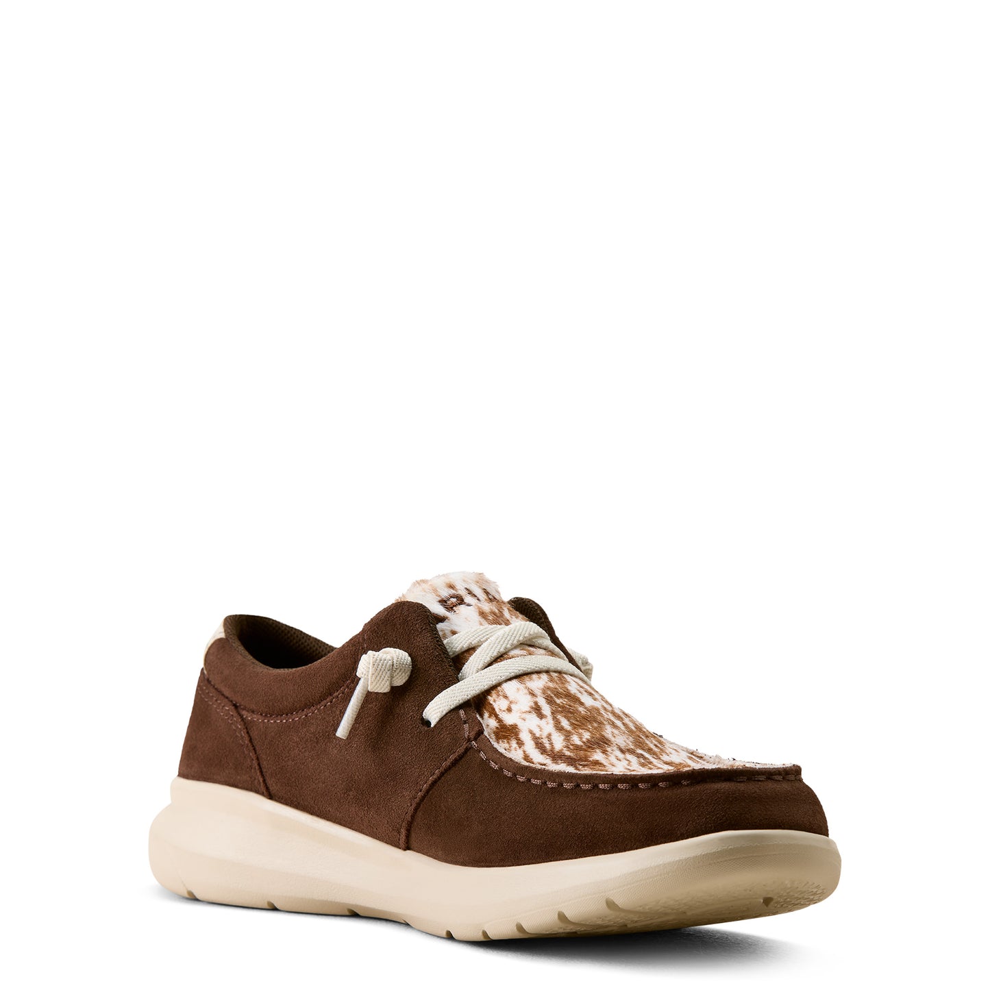 Ariat Women's Hilo Cow Print Shoes – Coffee Bean